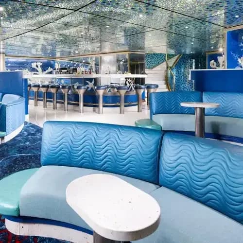 Coral Reef Lounge aboard the Margaritaville at Sea Beachcomber