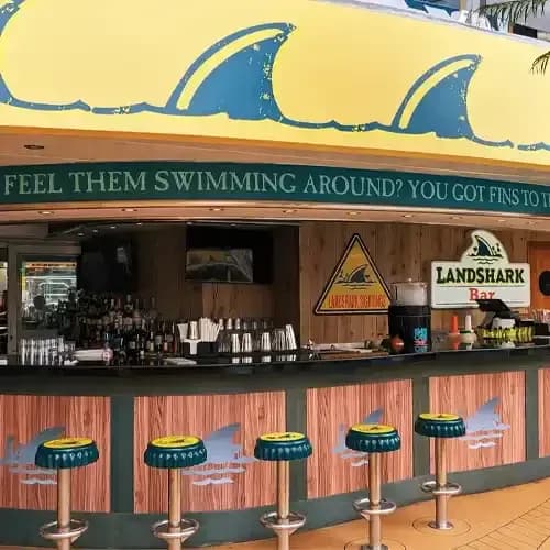 Landshark Bar aboard the Margaritaville at Sea Beachcomber