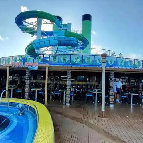 Tiki Grill aboard the Margaritaville at Sea Beachcomber